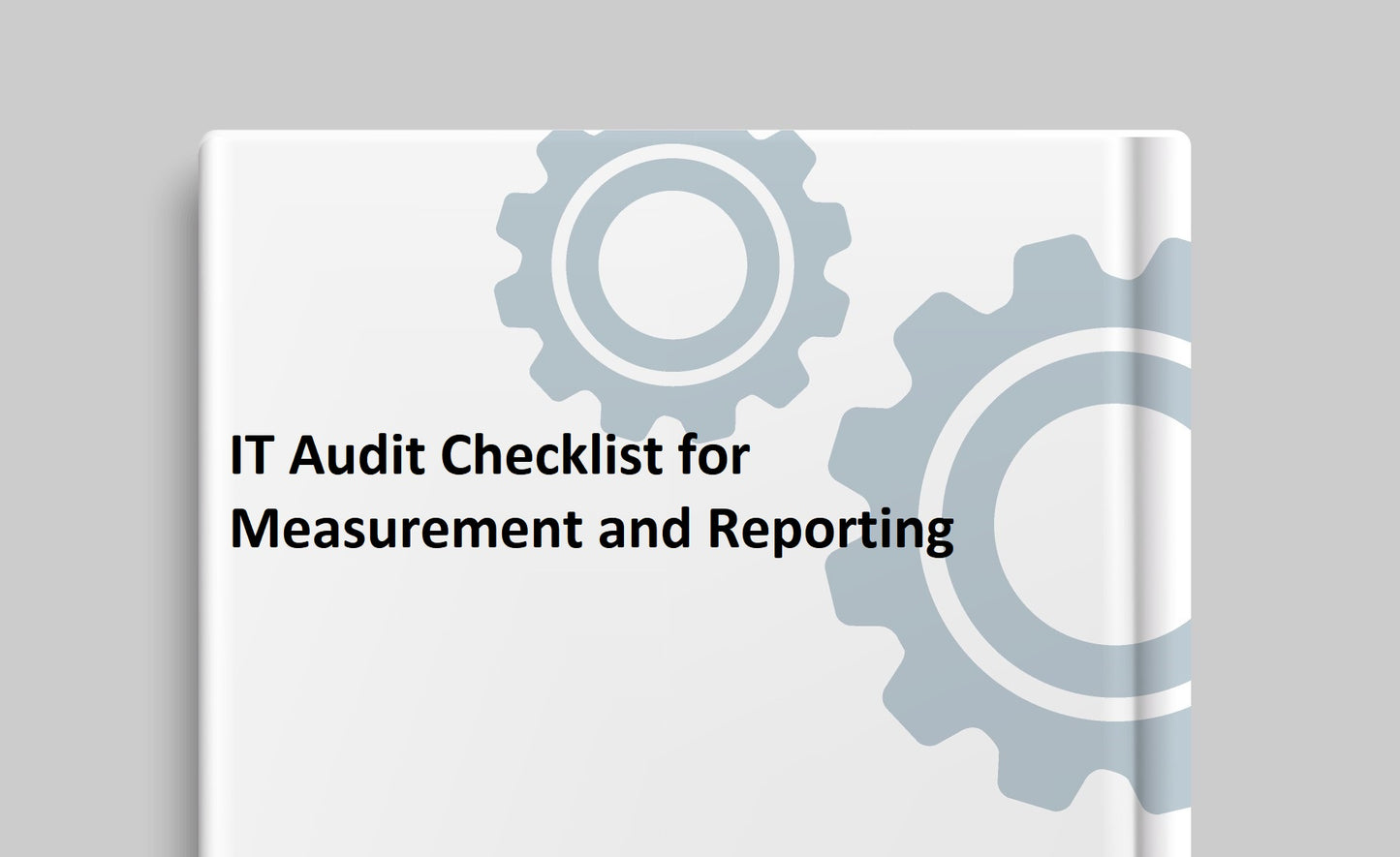 Measurement and Reporting Audit Checklist