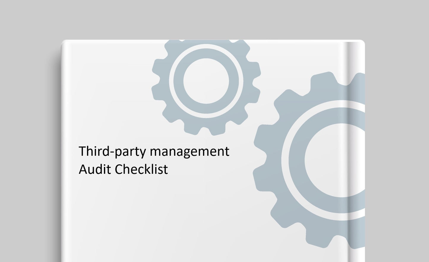 Third-party Management Audit Checklist