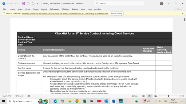 IT-Assessment- Service-Contract-toolkit
